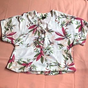 White Flower Blouse